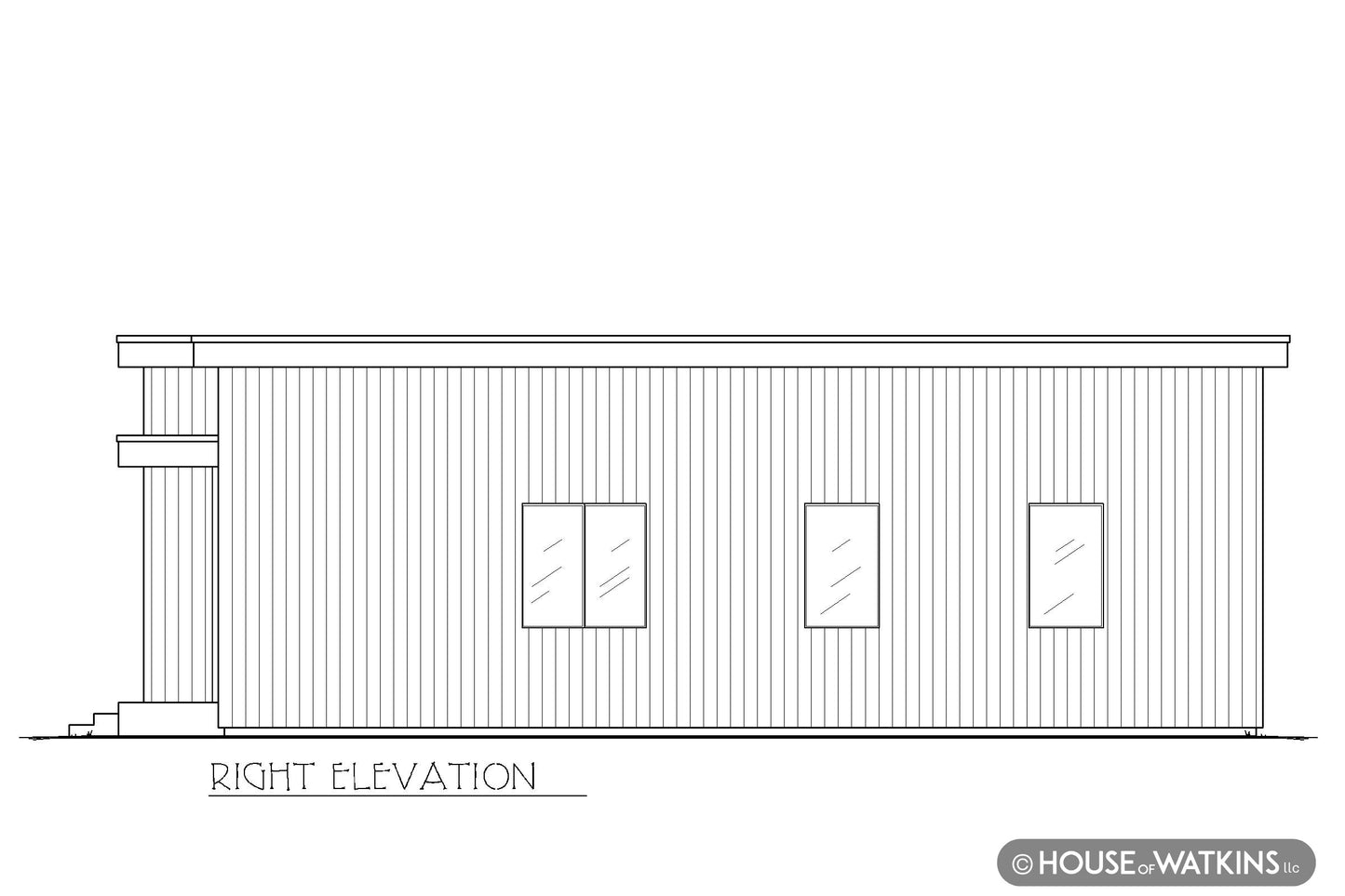 Narrow Lot House Plan