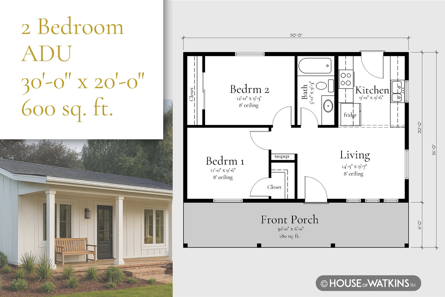 2 Bed ADU