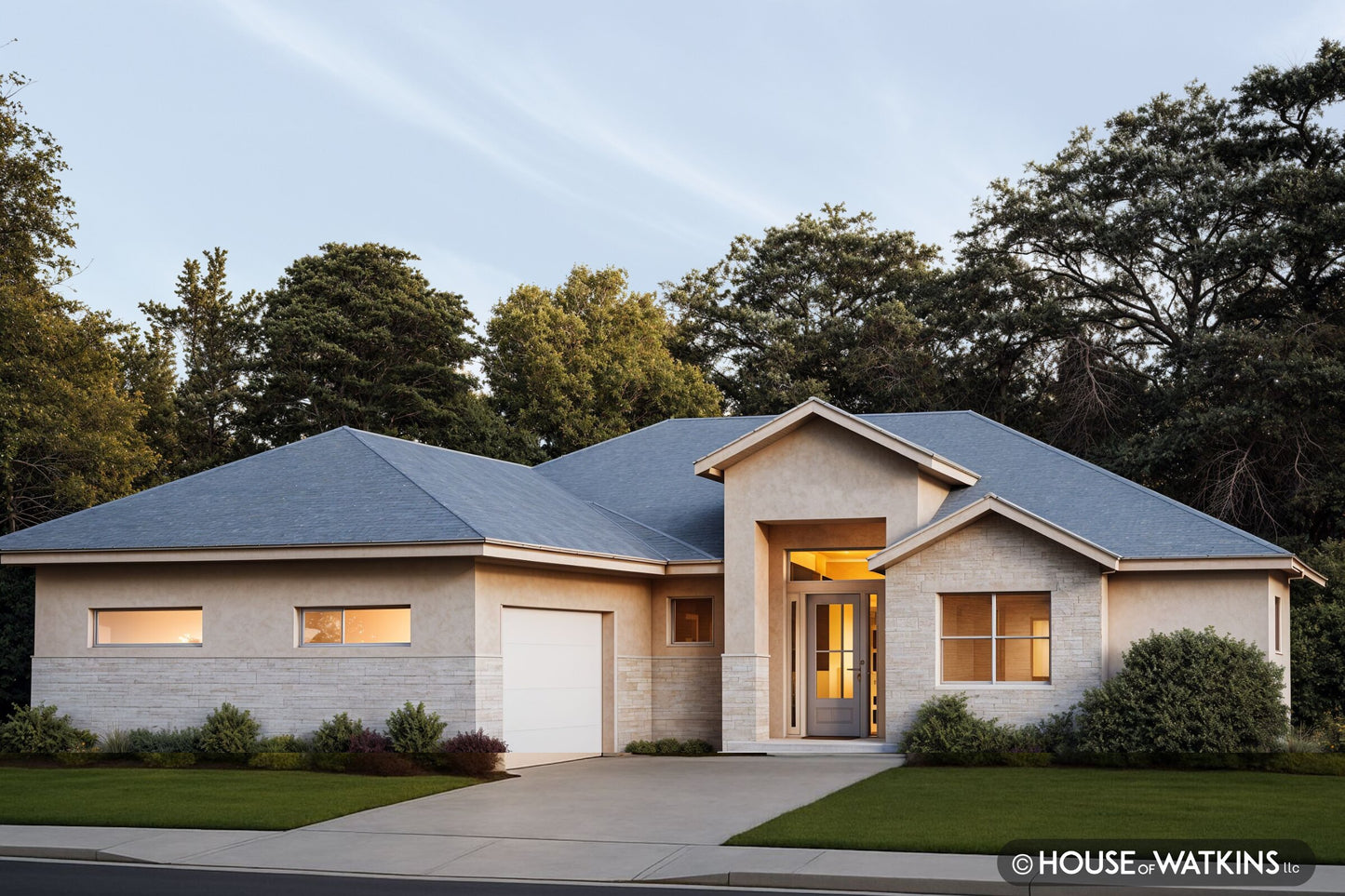 Crystal Creek Side Load Garage