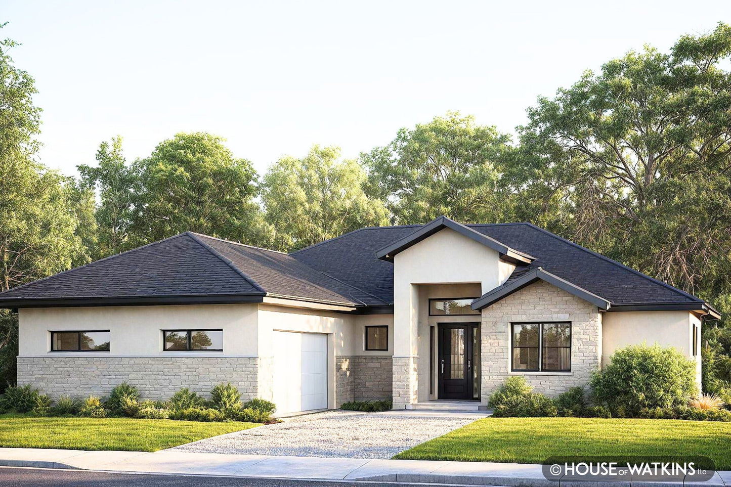 Crystal Creek Side Load Garage