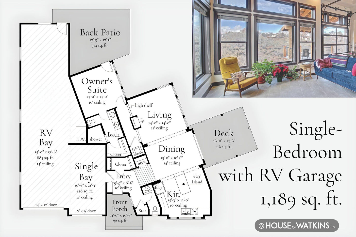 Coolwater Contemporary with RV